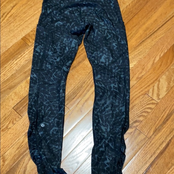 Lululemon Speed Tight III Star Crushed Black 6 - Picture 5 of 8